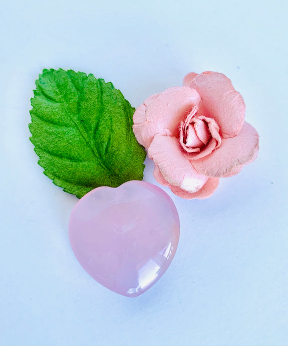 Mini Heart Quartz Facial Massager